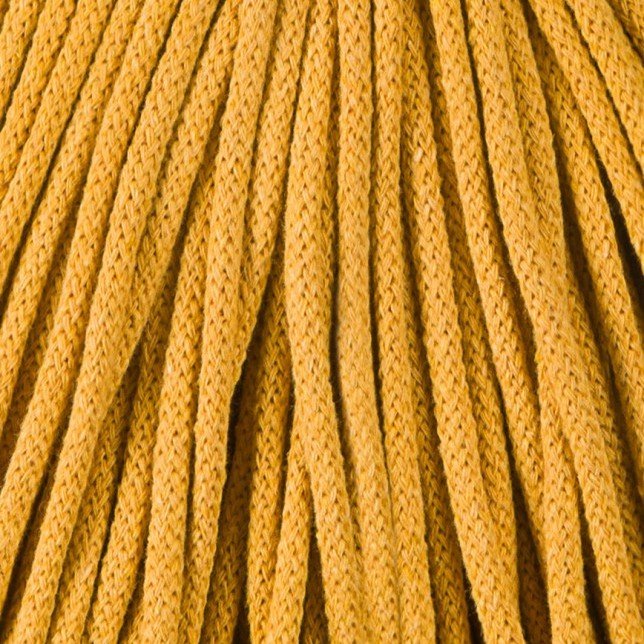 Bobbiny 5mm Premium Baumwollkordel 100m – SENF Bobbiny Baumwollkordel 5mm mustard