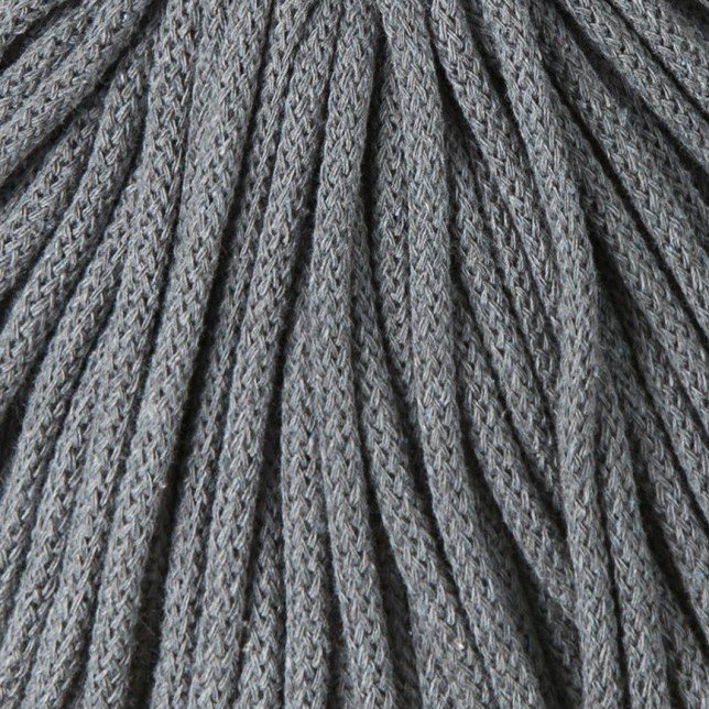 Bobbiny 5mm Premium Baumwollkordel 100m – STEEL Bobbiny Baumwollkordel 5mm steel