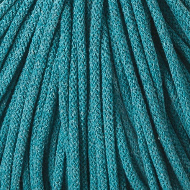 Bobbiny 5mm Premium Baumwollkordel 100m – TEAL Bobbiny Baumwollkordel 5mm teal
