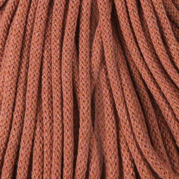 Bobbiny 5mm Premium Baumwollkordel 100m – TERRACOTTA Bobbiny Baumwollkordel 5mm terracotta
