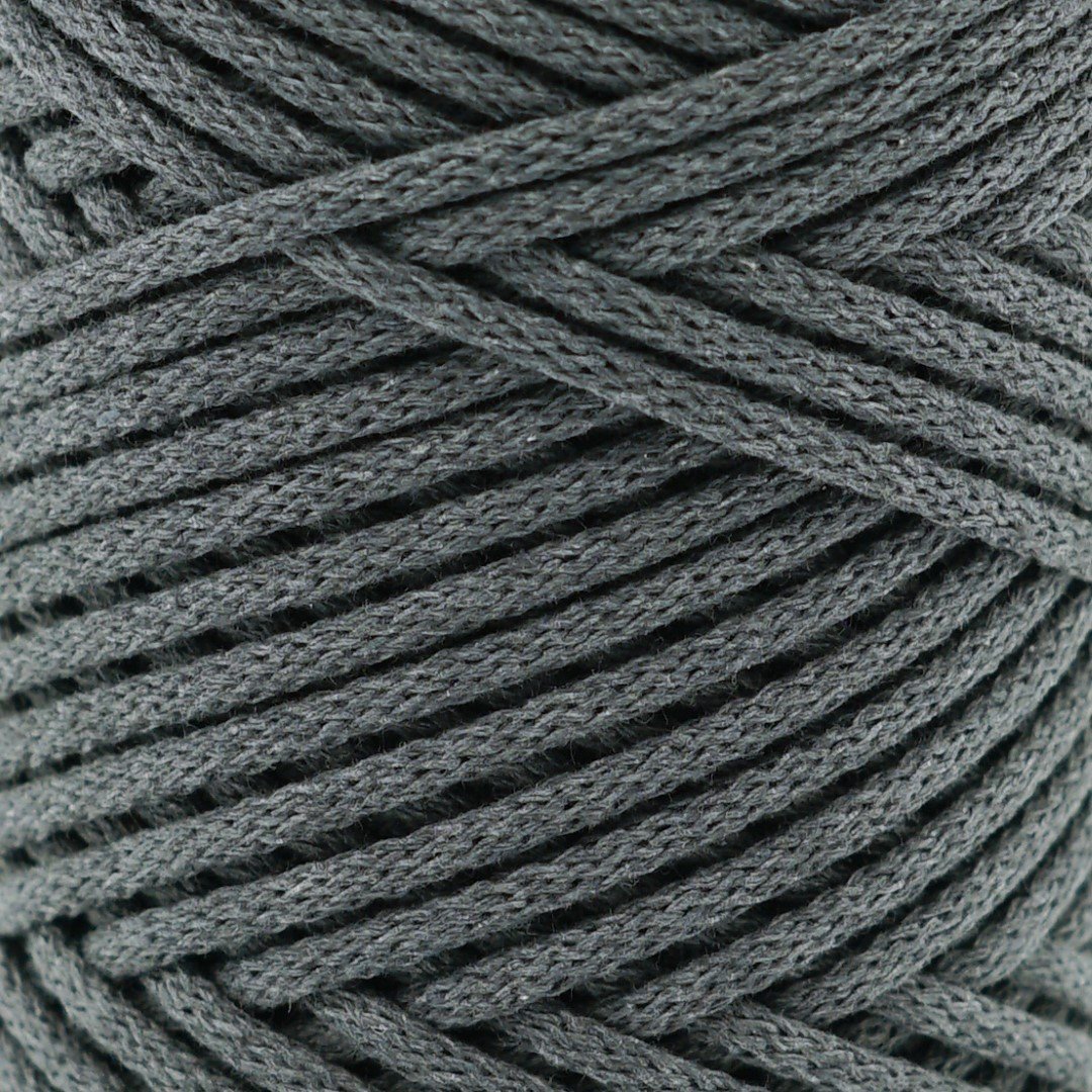 GRAPHIT Flechtkordel 4mm 100m Flechtkordel 4 mm graphit