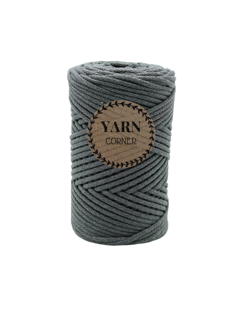 GRAPHIT Flechtkordel 4mm 100m Flechtkordel 4mm graphit