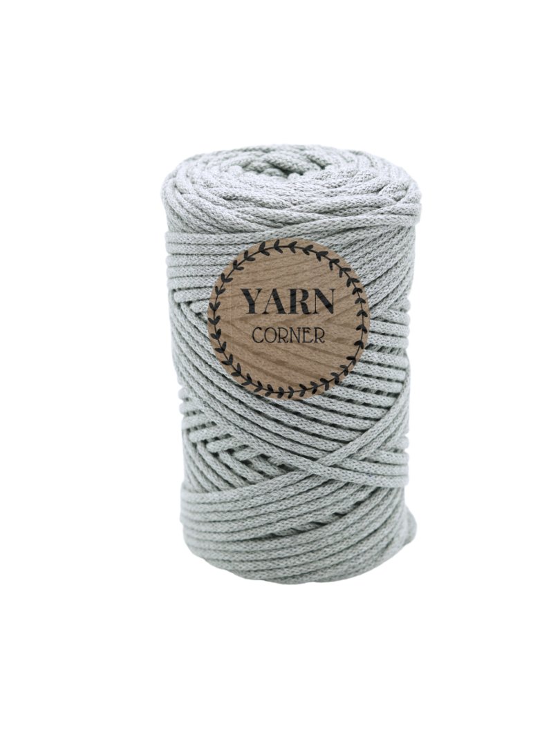 SILBER Flechtkordel 4mm 100m Flechtkordel 4mm silber