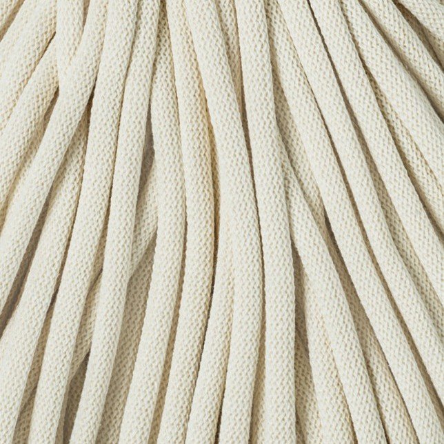 Bobbiny 9mm Jumbo Baumwollkordel 100m – NATURAL Bobbiny Baumwollkordel 9 mm natural