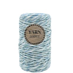 BLAU MELANGE Makramee Garn 4mm 100m BLAU MELANGE Makramee Garn 4mm 100m