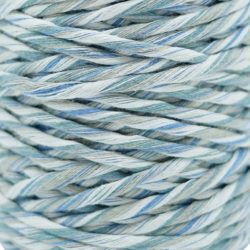 BLAU MELANGE Makramee Garn 4mm 100m BLAU MELANGE Makramee Garn 4mm 100m