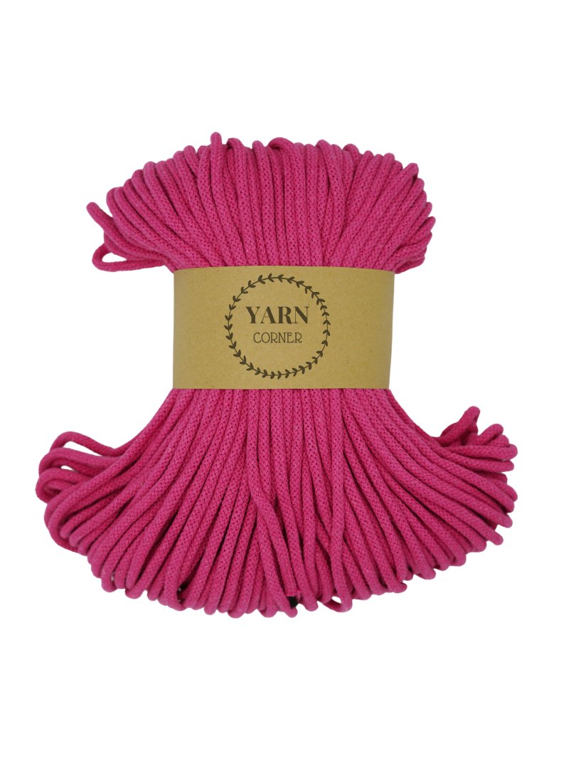 FUCHSIE Flechtkordel 5mm 100m Flechtkordel 5mm fuchsie