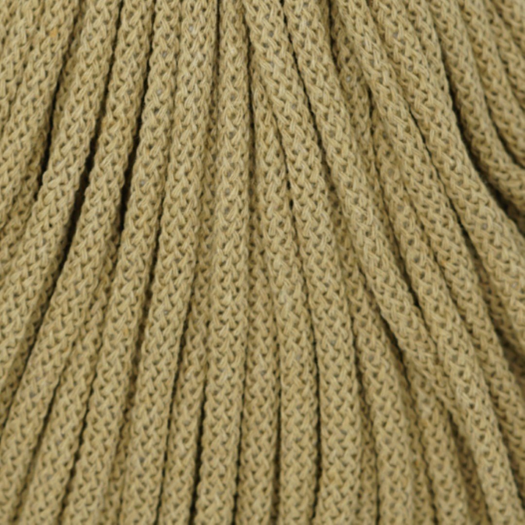 HELLKARAMELL Flechtkordel 5mm 100m Flechtkordel 5 mm karamel