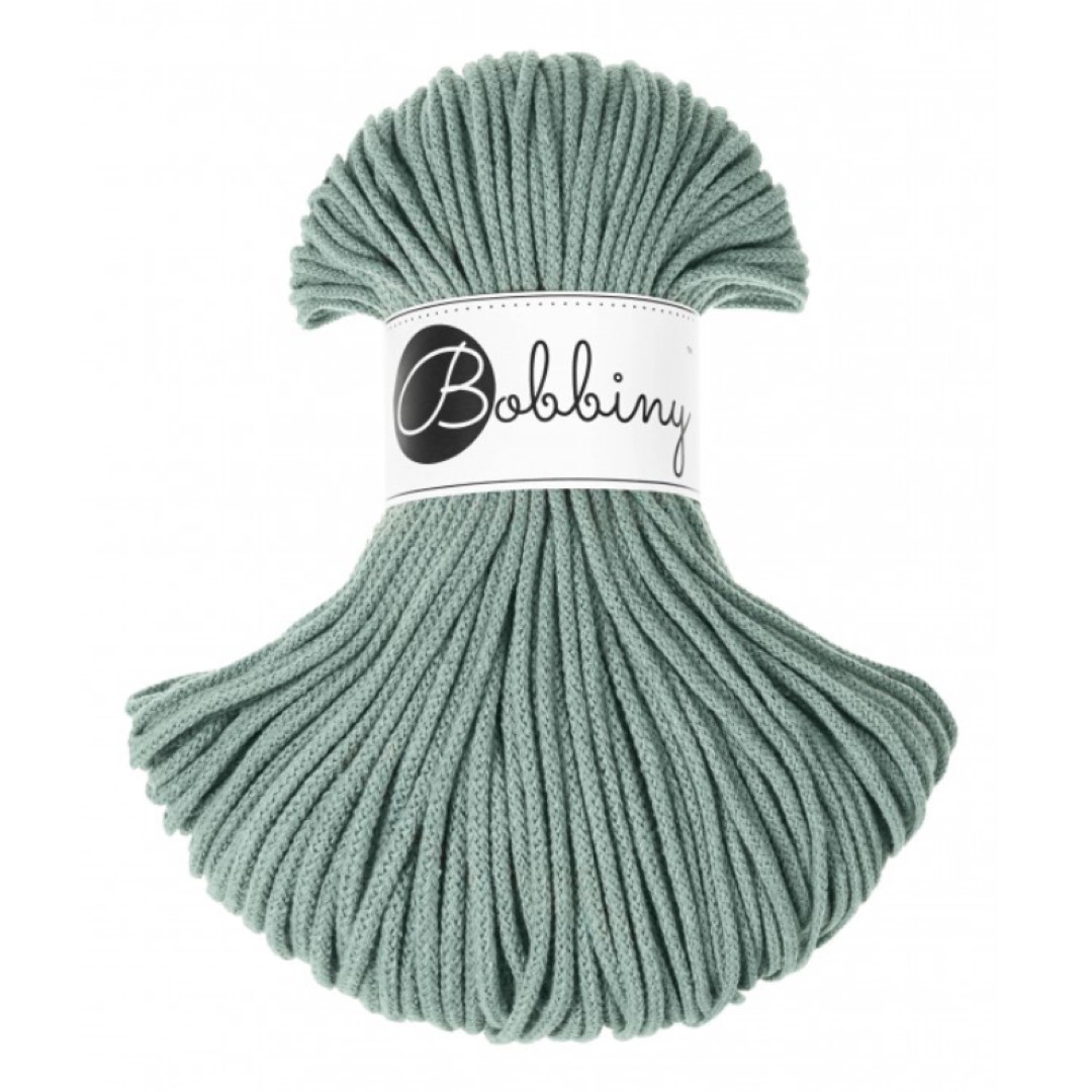 Bobbiny 3mm Junior Baumwollkordel 100m – LAUREL Bobbiny 3mm laurel