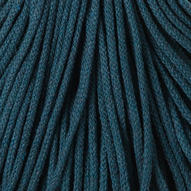 Bobbiny 3mm Junior Baumwollkordel 100m – PEACOCK Bobbiny 3 mm peacock