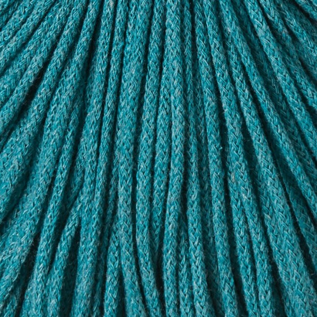Bobbiny 3mm Junior Baumwollkordel 100m – TEAL Bobbiny 3 mm teal