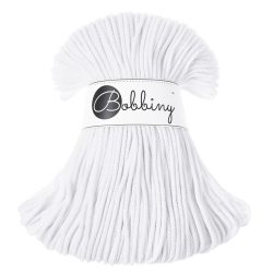 <span class="title-color">WEIß</span><br>Bobbiny 3mm<br><span class="title-second-line">Junior Baumwollkordel 100m</span> <span class="title-color">WEIß</span><br>Bobbiny 3mm<br><span class="title-second-line">Junior Baumwollkordel 100m</span>