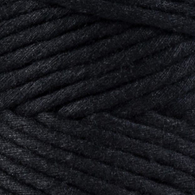 SCHWARZ Bobbiny Makramee Garn 3mm 100m Makramee garn 3 mm schwarz