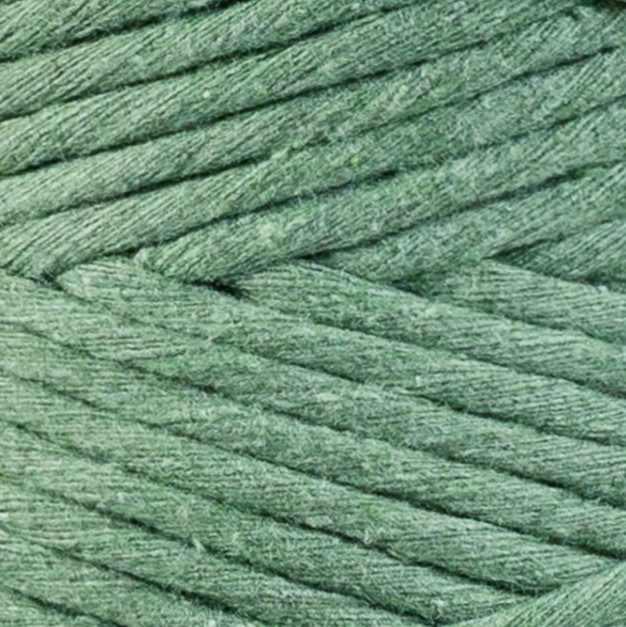 EUCALYPTUS Bobbiny Makramee Garn 3mm 100m Makramee garn 3 mm eucalyptus