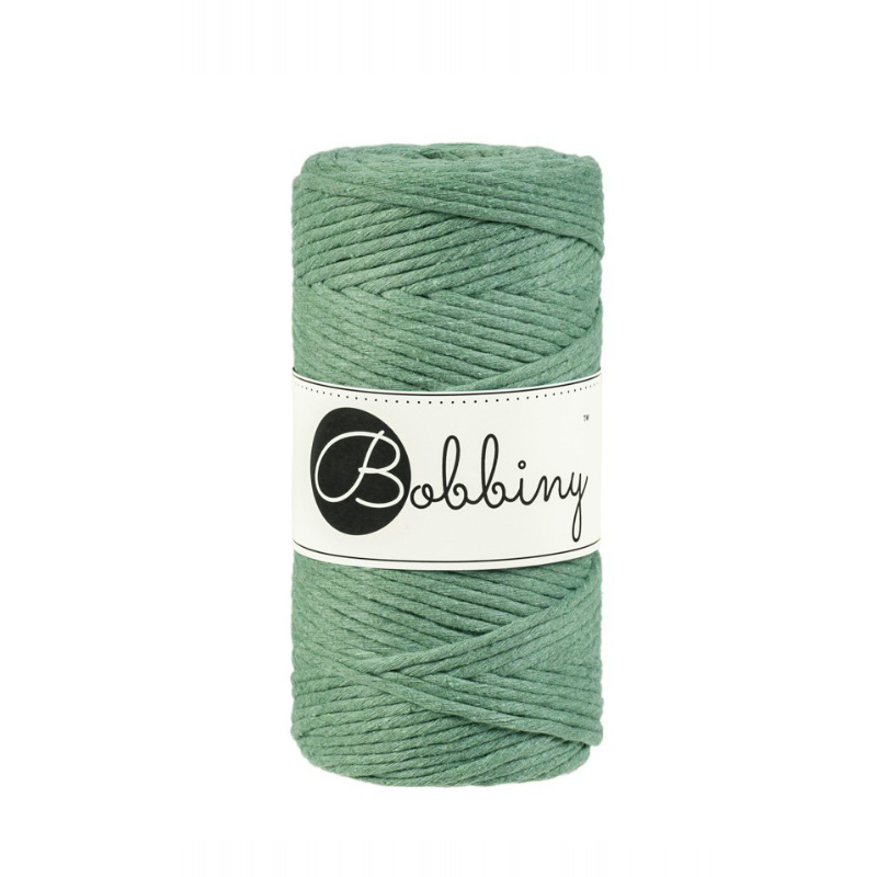 EUCALYPTUS Bobbiny Makramee Garn 3mm 100m Makramee garn 3mm eucalyptus
