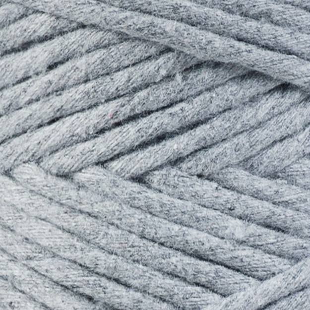 SILBER Bobbiny Makramee Garn 3mm 100m Makramee garn 3 mm silber