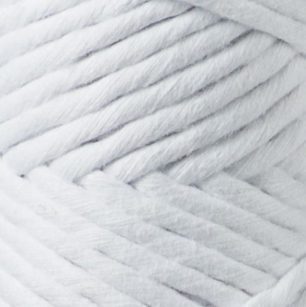 WEIß Bobbiny Makramee Garn 3mm 100m Makramee garn 3 mm white