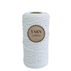 WEIß Makramee Garn 1.5mm 100m WEIß Makramee Garn 1.5mm 100m