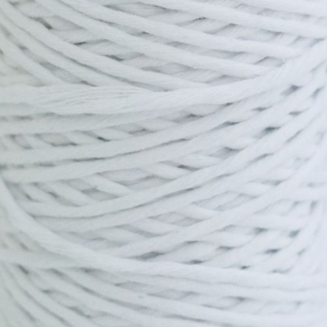 WEIß Makramee Garn 1.5mm 100m Makrameegarn 1.5 mm weiss