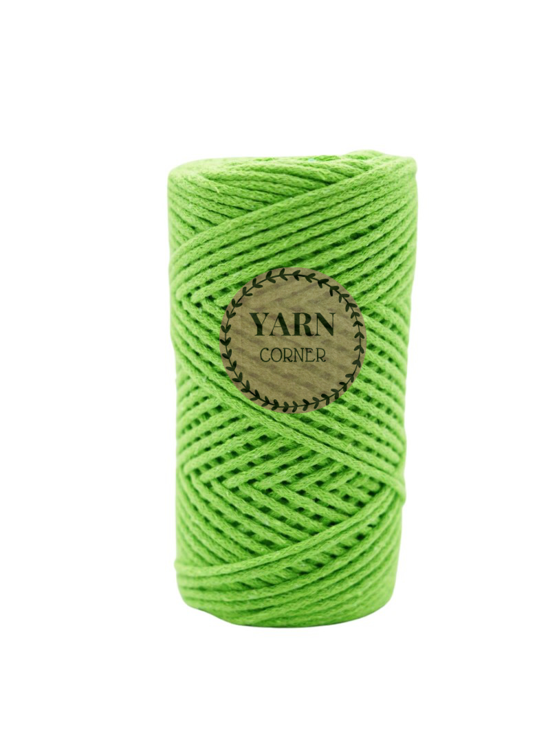 LIME Flechtkordel 2mm 100m Flechtkordel 2mm lime