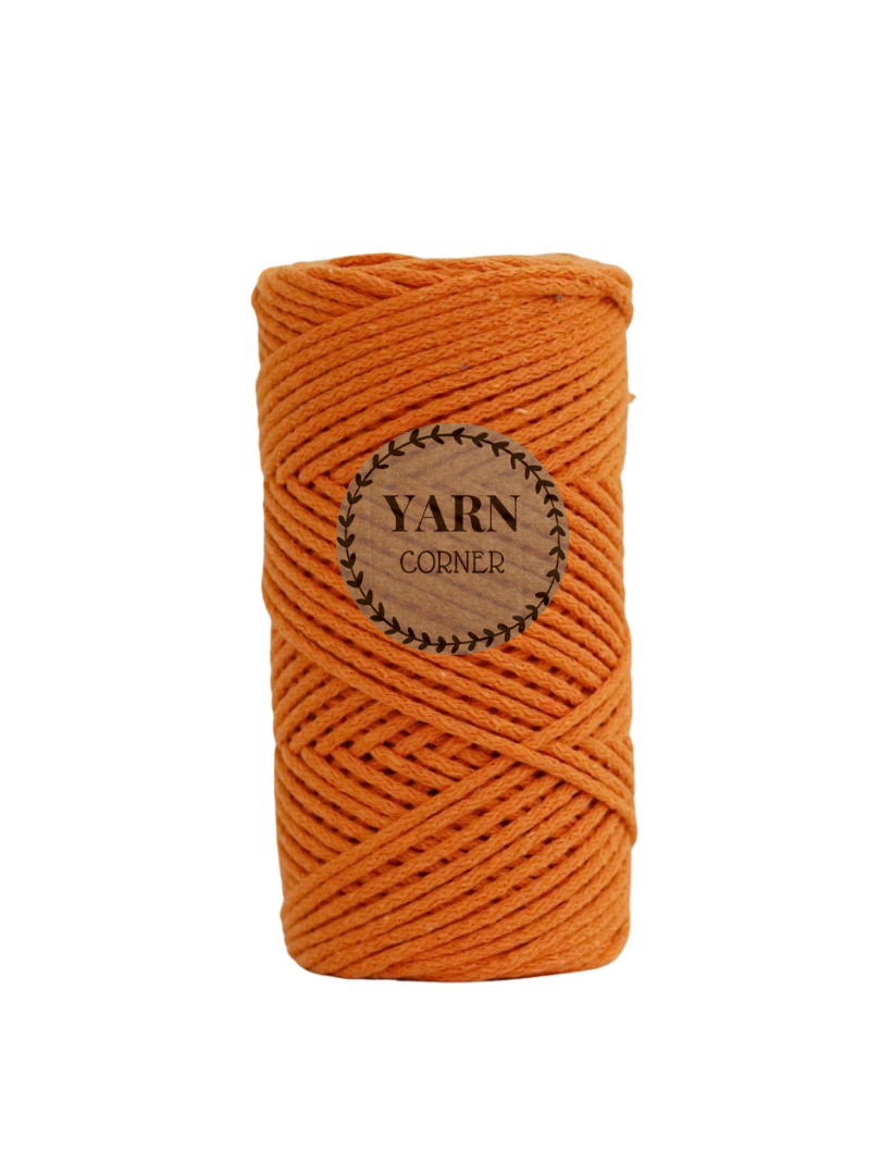 ORANGE Flechtkordel 2mm 100m Flechtkordel 2mm orange