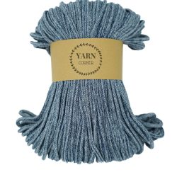 JEANS MELANGE Flechtkordel 5mm 100m JEANS MELANGE Flechtkordel 5mm 100m