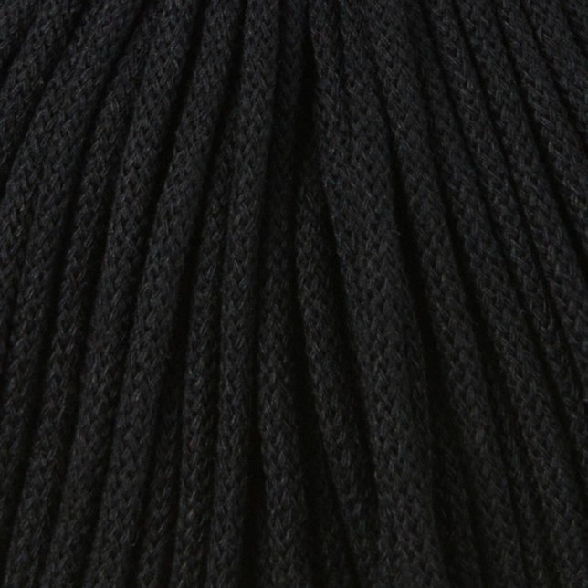 Bobbiny 5mm Premium Baumwollkordel 100m – SCHWARZ Bobbiny 5 mm schwarz
