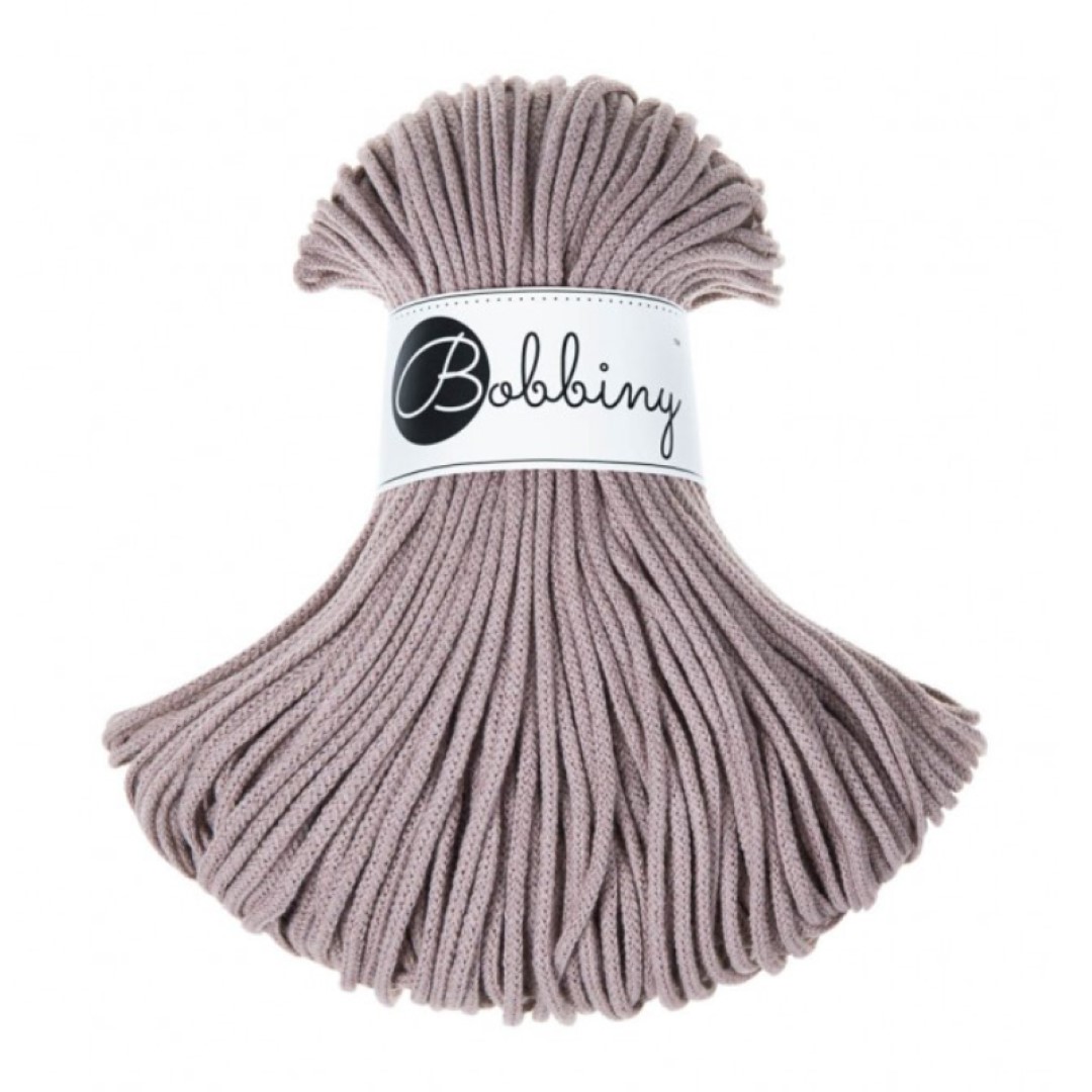 Bobbiny 3mm Junior Baumwollkordel 100m – PERLE Bobbiny Flechtkordel perle