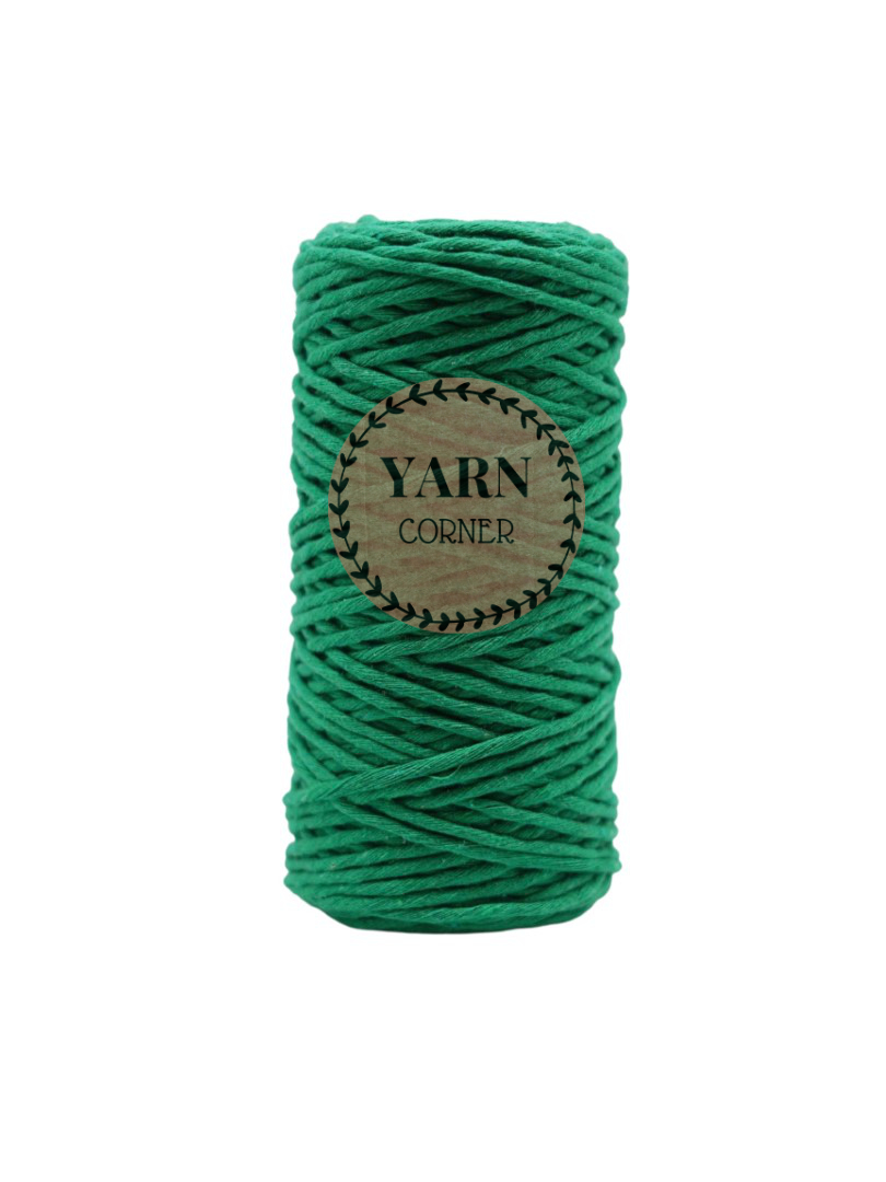 GRÜN Makramee Garn 1.5mm 100m Makramee garn grün 1.5mm