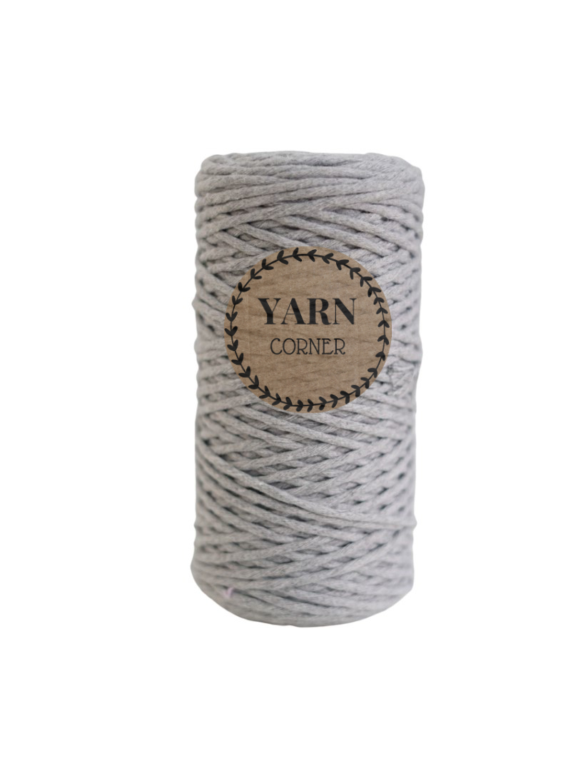 SILBER Makramee Garn 1.5mm 100m Makramee Garn 1.5mm silber
