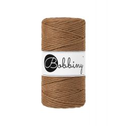 CARAMEL Bobbiny Makramee Garn 3mm 100m CARAMEL Bobbiny Makramee Garn 3mm 100m