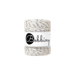 SILVER TWIST – Bobbiny Makramee Schnur 3mm 50m SILVER TWIST – Bobbiny Makramee Schnur 3mm 50m