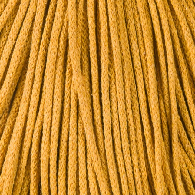 Bobbiny 3mm Junior Baumwollkordel 100m – SENF Bobbiny Baumwollkordel 3mm Senf