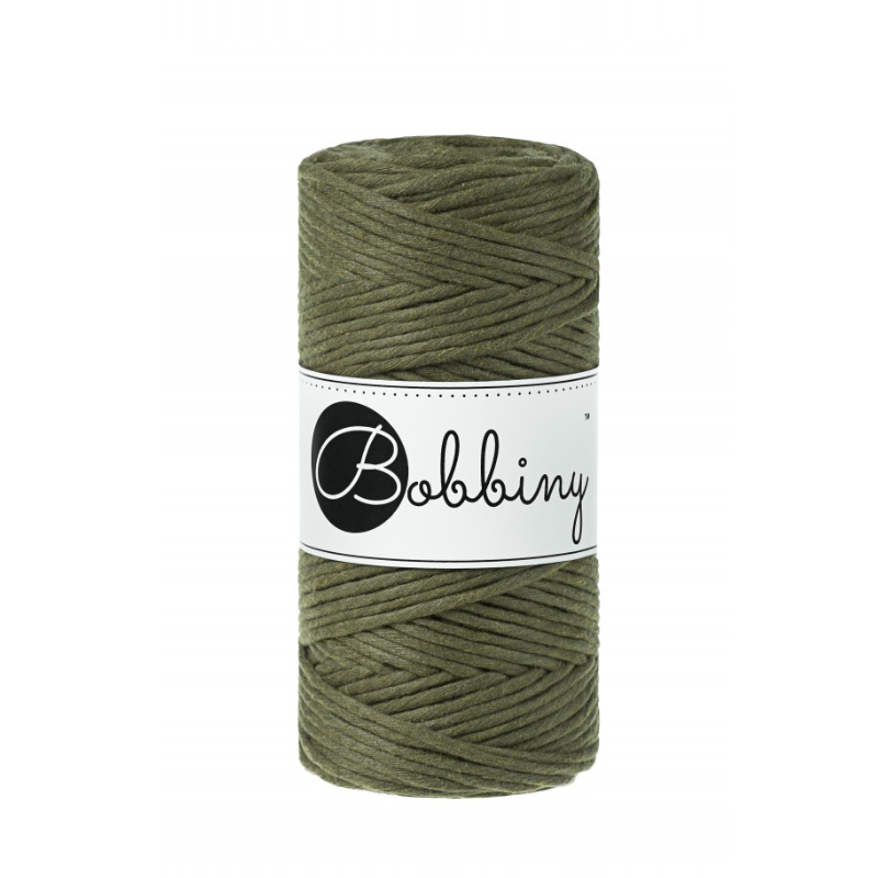 AVOCADO Bobbiny Makramee Garn 3mm 100m Bobbiny Makramee Garn 3mm avocado