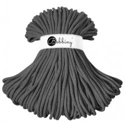<span class="title-color">CHARCOAL</span><br>Bobbiny 9mm<br><span class="title-second-line">Jumbo Baumwollkordel 100m</span> <span class="title-color">CHARCOAL</span><br>Bobbiny 9mm<br><span class="title-second-line">Jumbo Baumwollkordel 100m</span>