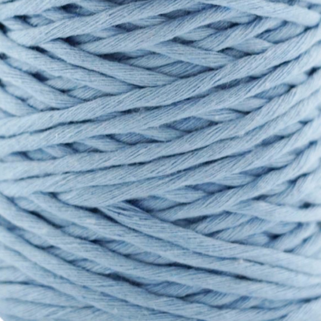 HELLBLAU Makramee Garn 1.5mm 100m Makrameegarn 1.5mm hellblau