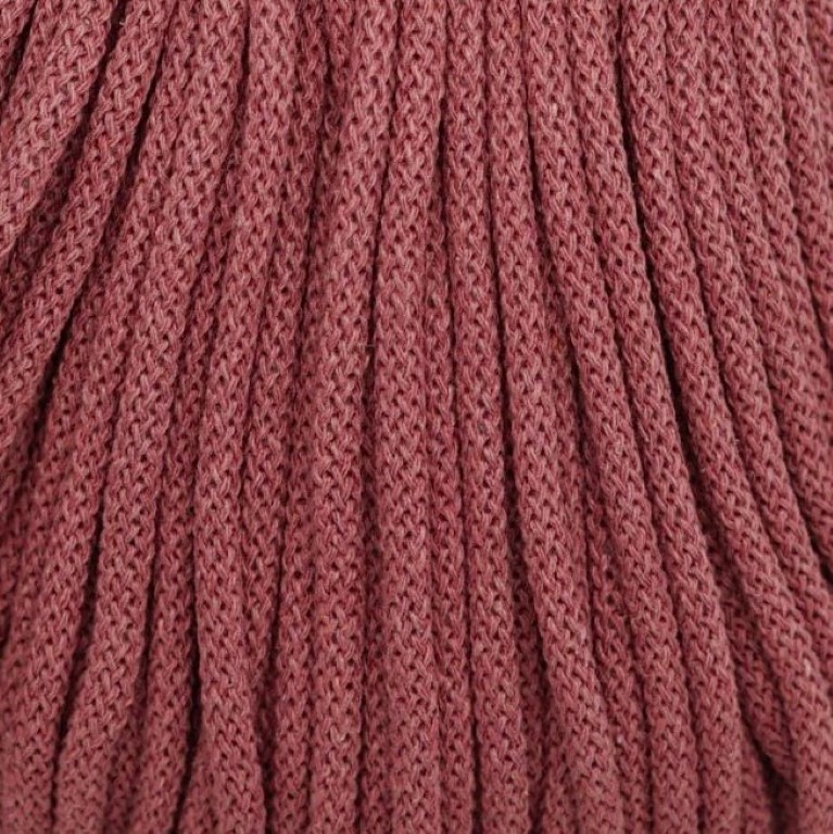 MAUVE Flechtkordel 5mm 100m Baumwollkordel 5mm mauve