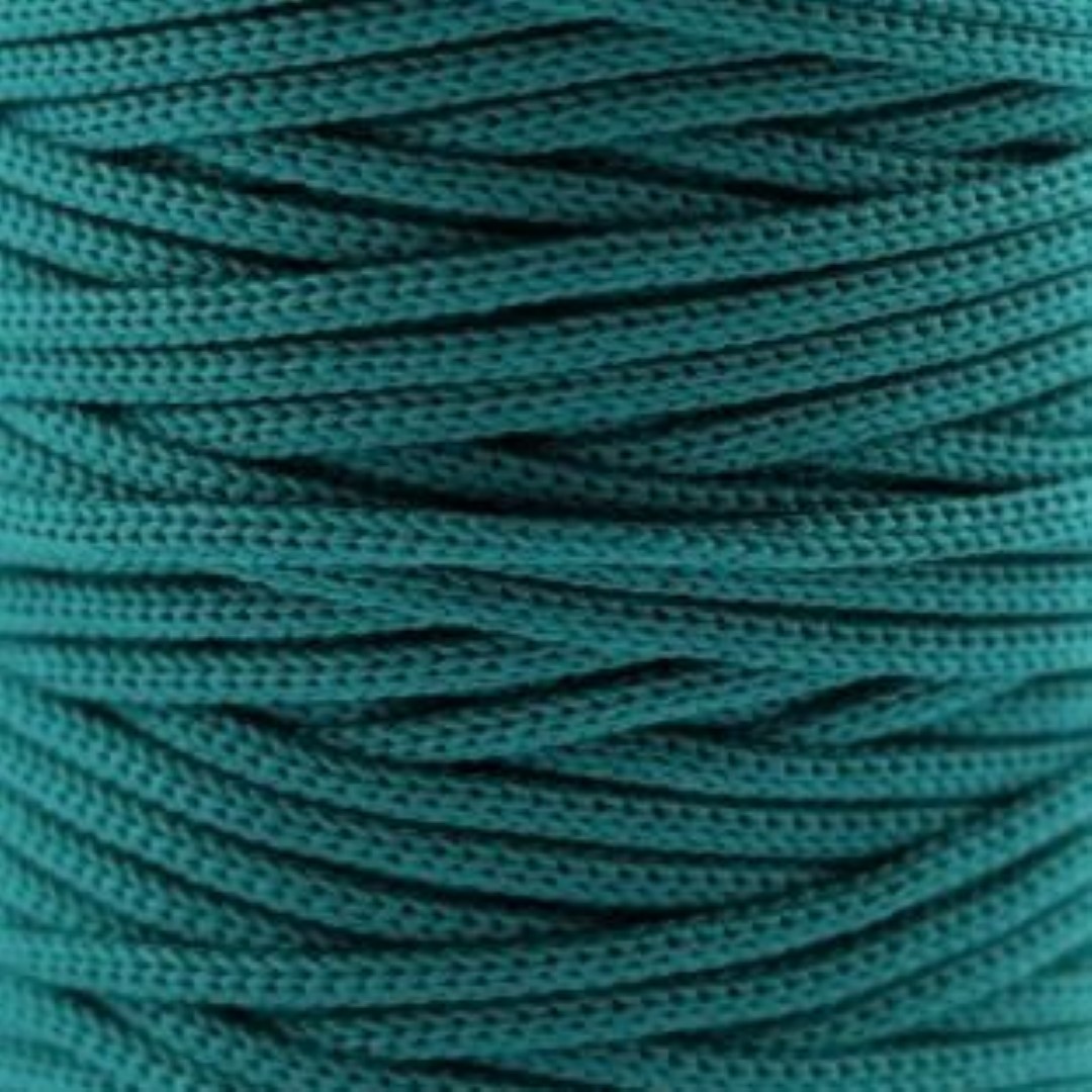 SMARAGD Polyester Ropegarn 3mm 100m Polyester Kordel 3mm smaragd