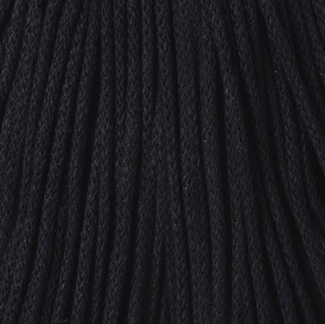 Bobbiny 3mm Junior Baumwollkordel 100m – SCHWARZ Bobbiny baumwollkordel 3 mm schwarz