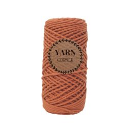 TERRACOTTA Flechtkordel 2mm 100m TERRACOTTA Flechtkordel 2mm 100m