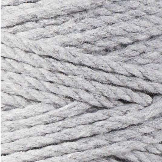 HELLGRAU – 3PLY Bobbiny Makramee Schnur 3mm 100m bobbiny makramee schnur 3mm hellgrau