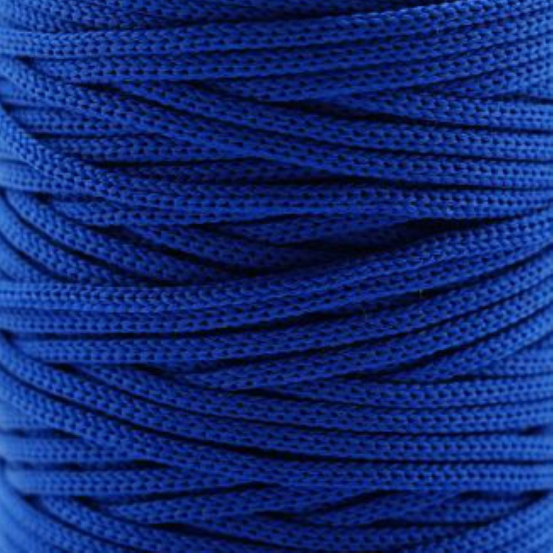 KORNBLUMENBLAU Polyester Ropegarn 3mm 100m Makrameegarn rot kornblumenblau