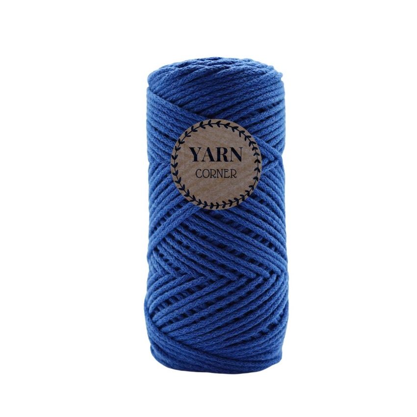 KORNBLUMENBLAU Flechtkordel 2mm 100m Flechtkordel 2mm kornblumenblau