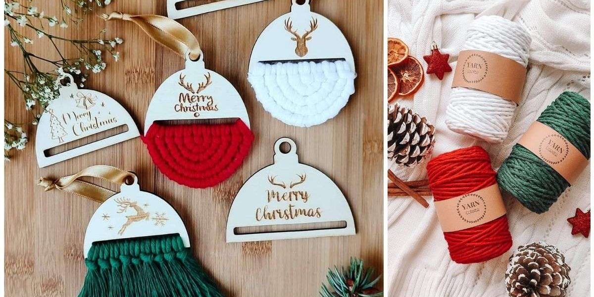 Makramee Weihnachten: Videoanleitung für Weihnachtsschmuck