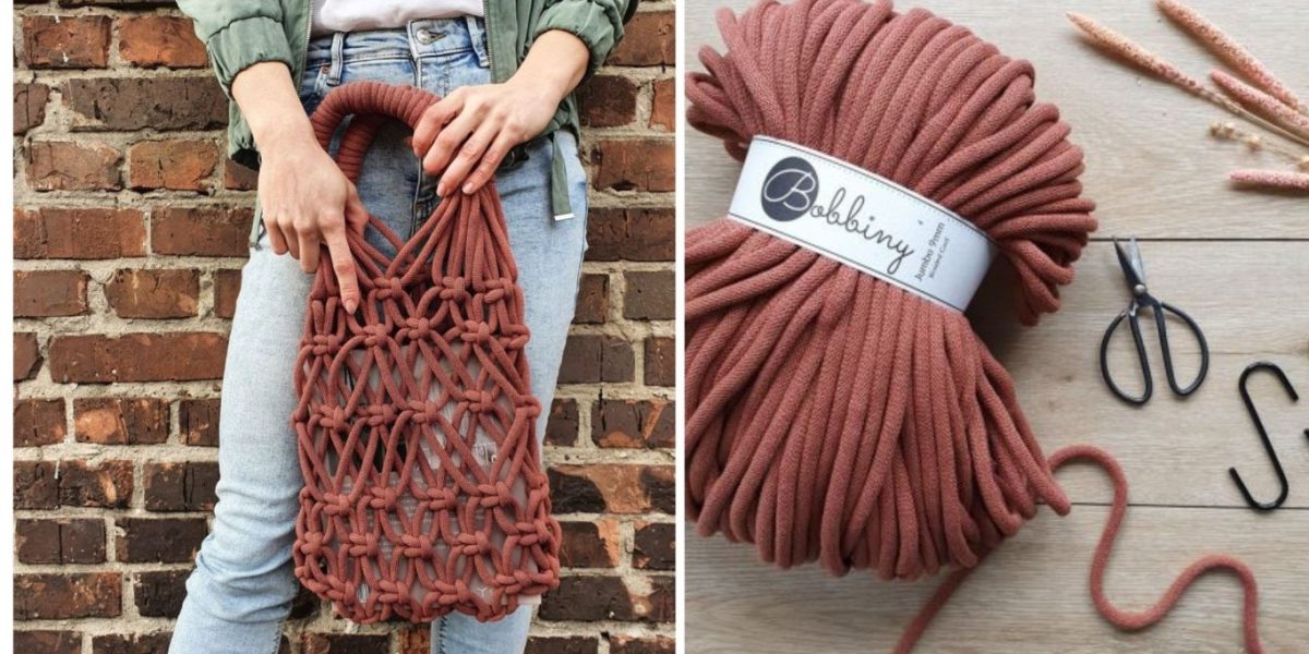 Tasche MARGARET: Bobbiny Makramee Anleitung
