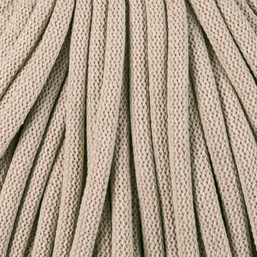 Bobbiny 9mm Jumbo Baumwollkordel 100m – BEIGE Bobbiny Baumwollkordel 9mm beige