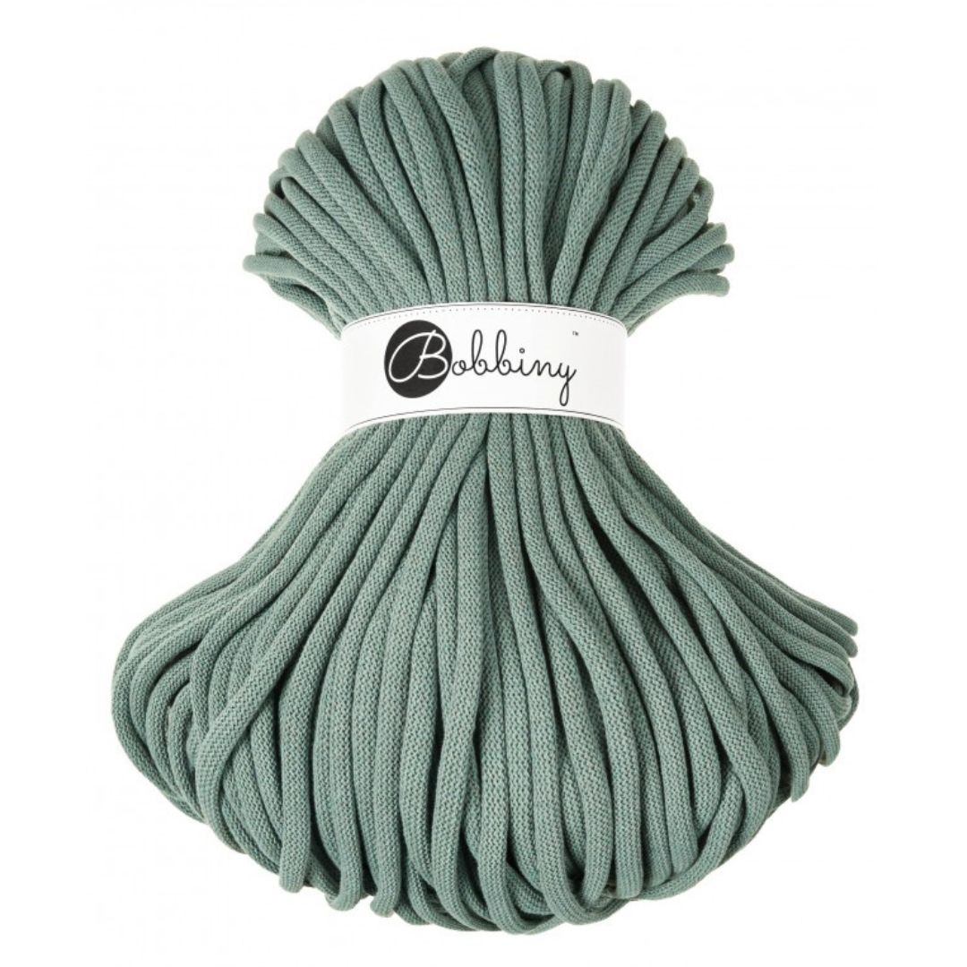 Bobbiny 9mm Jumbo Baumwollkordel 100m – LAUREL Bobbiny Baumwollkordel 9 mm - Laurel