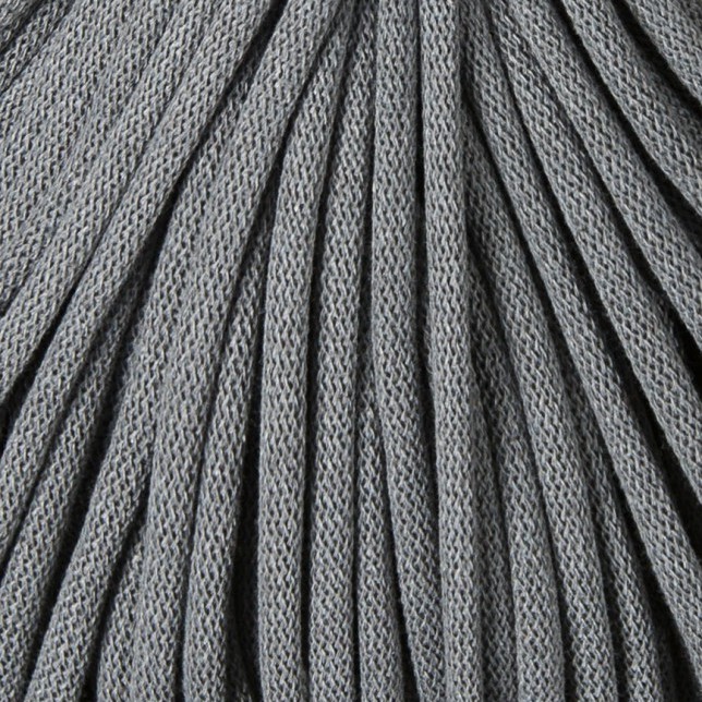 Bobbiny 9mm Jumbo Baumwollkordel 100m – STEEL Bobbiny Baumwollkordel 9mm - Steel