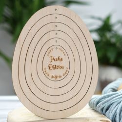 6-teilige Holzringe-Set Ostern Eier