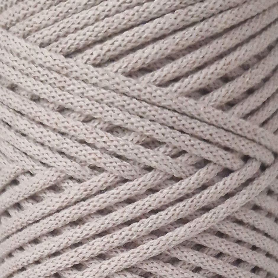 LEINEN Flechtkordel 4mm 100m Baumwollkordel 4mm hellbeige